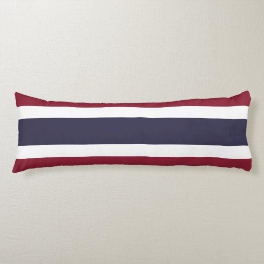 Thaise vlag lichaamskussen (Voorkant)