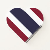 Thaise vlag notitieboek (Achterkant)