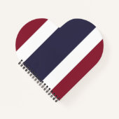 Thaise vlag notitieboek (Voorkant)