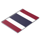 Thaise vlag notitieboek (Linkerzijde)