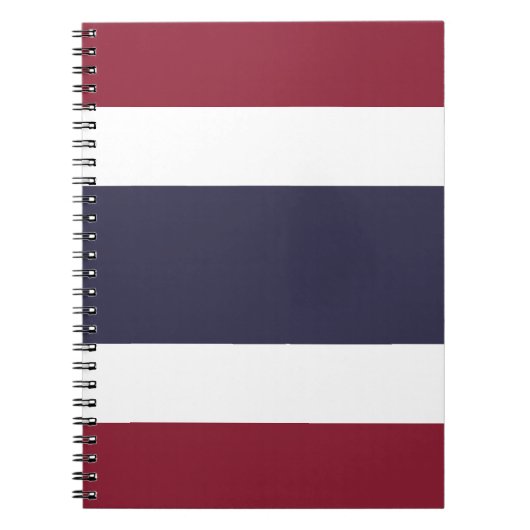 Thaise vlag notitieboek (Voorkant)