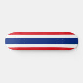 Thaise vlag persoonlijk skateboard (Horizontaal)