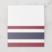 Thaise vlag plaatskaartje (Buitenkant ongevouwen)