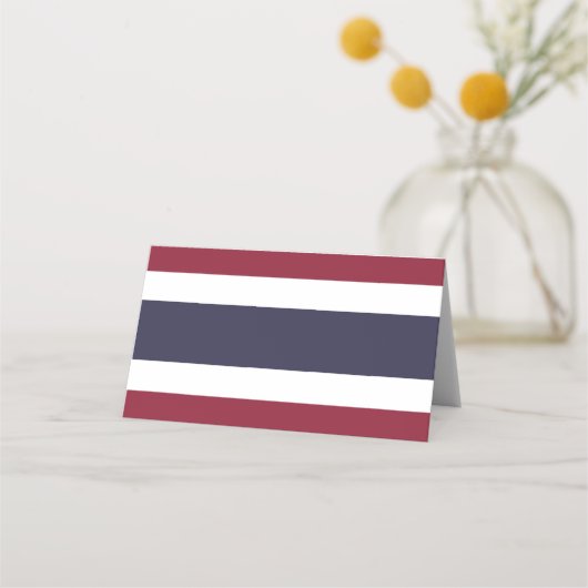 Thaise vlag plaatskaartje (Voorkant)