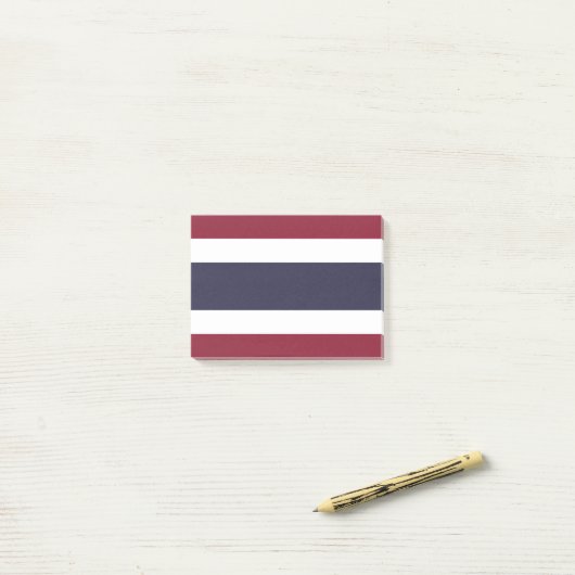 Thaise vlag post-it® notes (Op bureau)