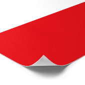 Thaise vlag poster (Hoek)