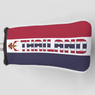 Thaise vlag: Prachtige patriottische vlag Golfheadcover