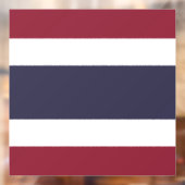 Thaise vlag raamsticker (Vel 2)