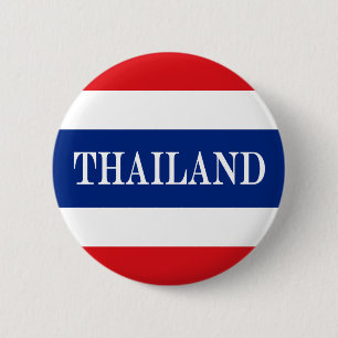 Thaise vlag ronde button 5,7 cm