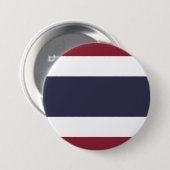 Thaise vlag ronde button 7,6 cm (Voorkant /achterkant)