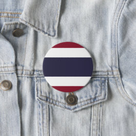 Thaise vlag ronde button 7,6 cm