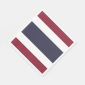 Thaise vlag servet (Hoek)