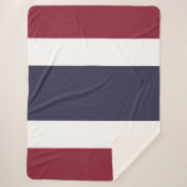 Thaise vlag sherpa deken (Voorkant)