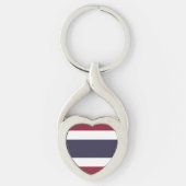 Thaise vlag sleutelhanger (Voorkant)