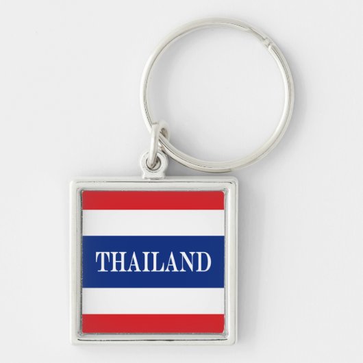 Thaise vlag sleutelhanger (Voorkant)