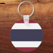 Thaise vlag sleutelhanger (Voorkant)
