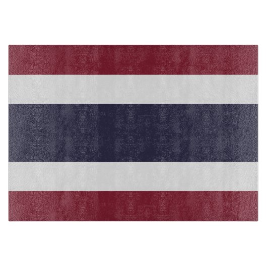 Thaise vlag snijplank (Voorkant)