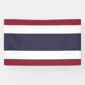 Thaise vlag spandoek (Horizontaal)