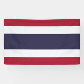 Thaise vlag spandoek (Horizontaal)