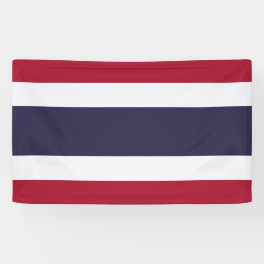 Thaise vlag spandoek (Horizontaal)