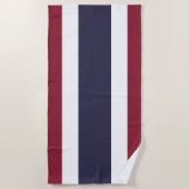 Thaise vlag strandlaken (Voorkant)