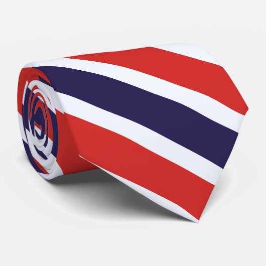 Thaise vlag stropdas (Opgerold)