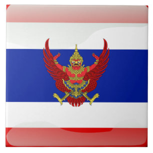 Thaise vlag tegeltje