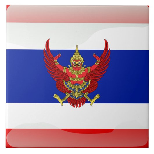 Thaise vlag tegeltje (Voorkant)