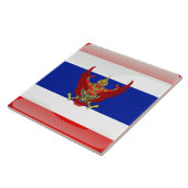 Thaise vlag tegeltje (Zijkant)