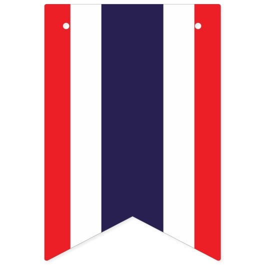 Thaise vlag & Thailand Banners/bruiloften Vlaggetjes (Tweede vlag)