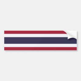 Thaise vlag (Thailand) Bumpersticker