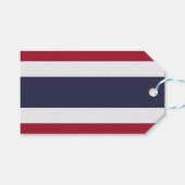 Thaise vlag (Thailand) Cadeaulabel (Voorkant (Horizontaal))