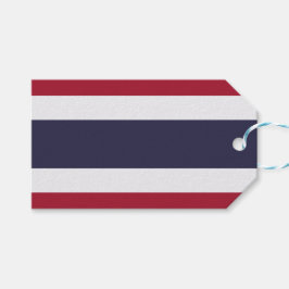 Thaise vlag (Thailand) Cadeaulabel