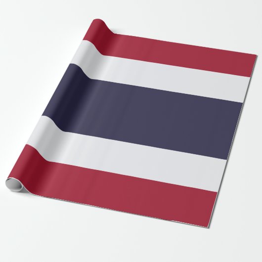 Thaise vlag (Thailand) Cadeaupapier (Uitgerold)