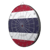 Thaise vlag (Thailand) Dartbord (Voorkant Rechts)