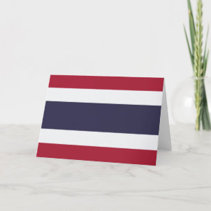 Thaise vlag (Thailand) Kaart