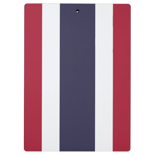 Thaise vlag (Thailand) Klembord (Achterkant)