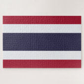 Thaise vlag (Thailand) Legpuzzel (Horizontaal)