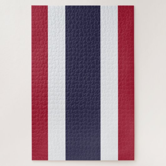 Thaise vlag (Thailand) Legpuzzel (Verticaal)