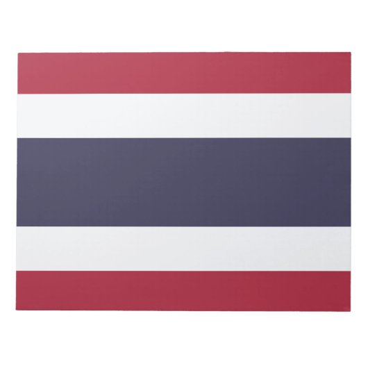 Thaise vlag (Thailand) Notitieblok (Voorkant)