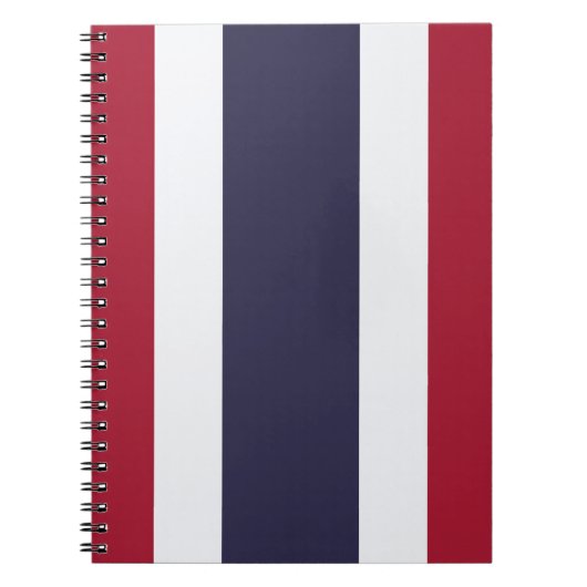 Thaise vlag (Thailand) Notitieboek (Voorkant)