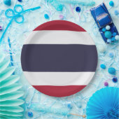 Thaise vlag (Thailand) Papieren Bordje (Feest)