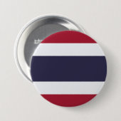 Thaise vlag (Thailand) Ronde Button 7,6 Cm (Voorkant /achterkant)