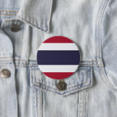 Thaise vlag (Thailand) Ronde Button 7,6 Cm (In situ)
