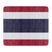 Thaise vlag (Thailand) Snijplank (Voorkant)