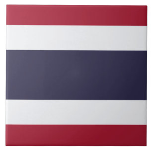 Thaise vlag (Thailand) Tegeltje