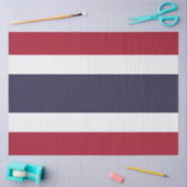 Thaise vlag (Thailand) Tissuepapier (Craft)