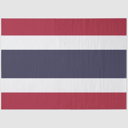 Thaise vlag (Thailand) Tissuepapier (Voorkant)