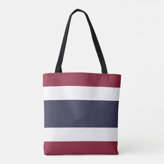 Thaise vlag tote bag (Achterkant)