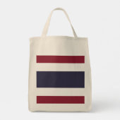 Thaise vlag tote bag (Achterkant)